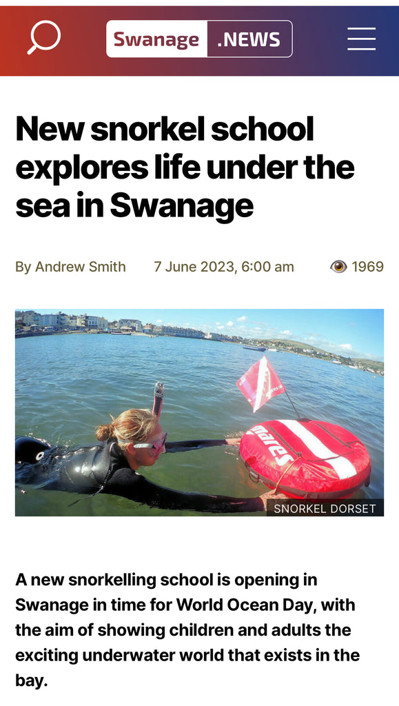 Snorkel Dorset is Launched on World Ocean's Day