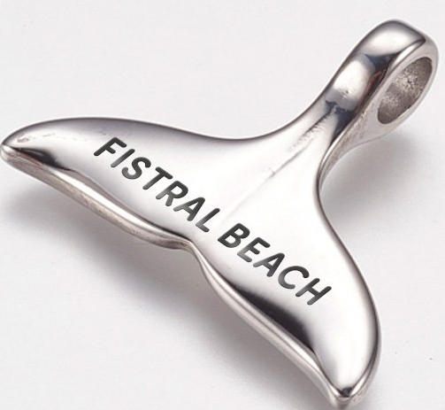 Whale Tail Braided Bracelet from Ghost Fishing Net Recovered from Chesil Beach, Dorset