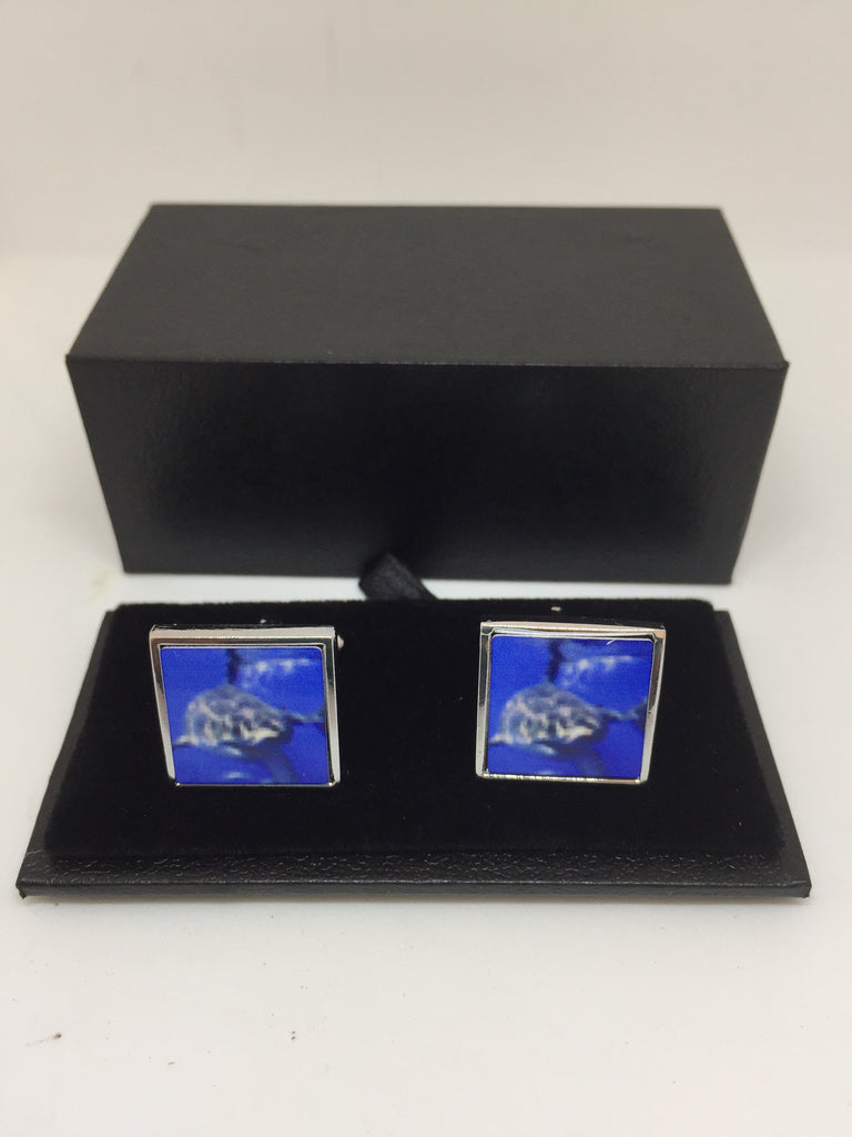 White Shark Ocean Cufflinks