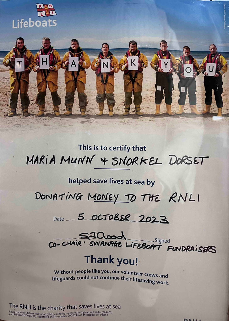 Donation to the Swanage RNLI Team