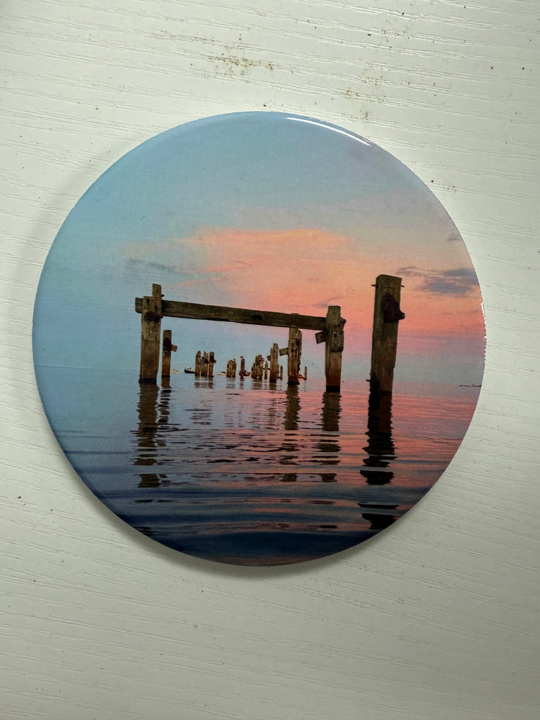 Swanage Old Pier Ceramic Coaster