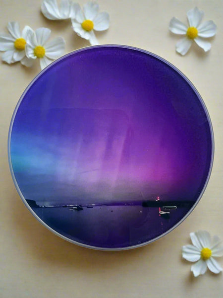 Northern Lights in Swanage, Glass Coaster