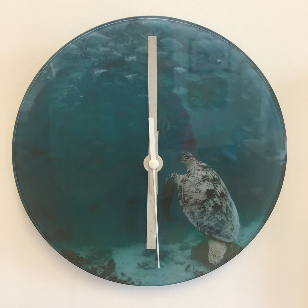 Your Photo as Glass Clock - Personalised Gift